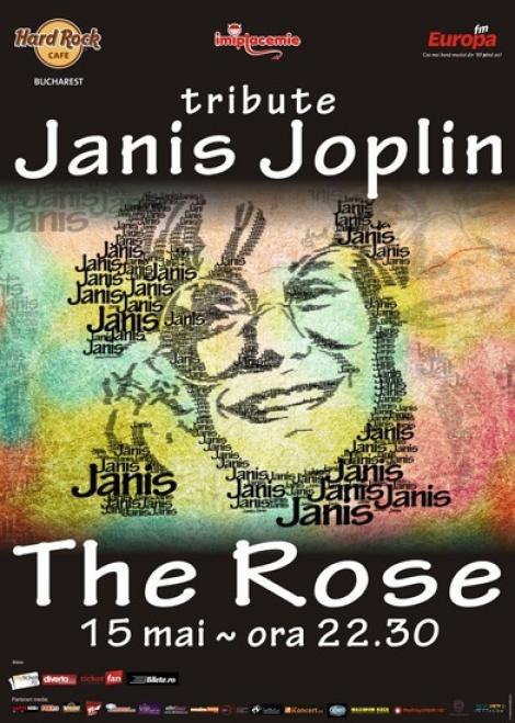 The Rose va sustine un concert tribut Janis Joplin, la Hard Rock Cafe