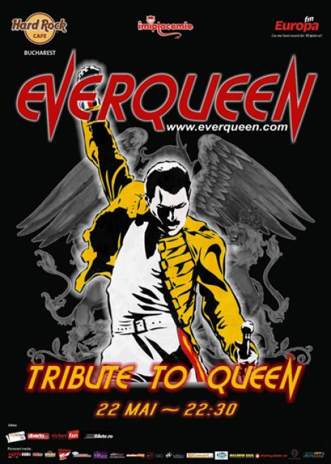 Concert tribut Queen, pe 22 mai la Hard Rock Cafe