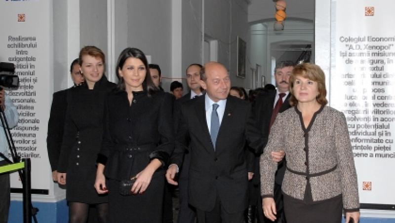 Traian Basescu petrece noaptea de Inviere la Miercurea Ciuc