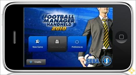 Football Manager pe iPhone