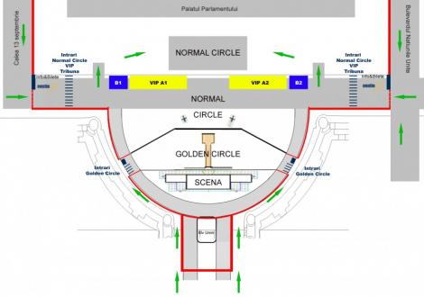 Accesul la concertul AC/DC se face intre 15.00 si 21.30