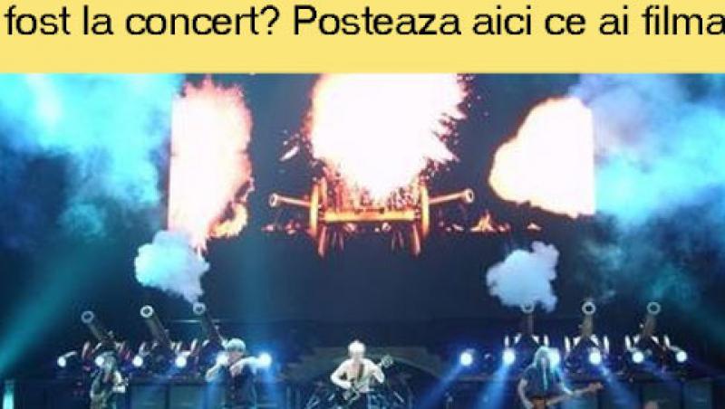 AC/DC, show incendiar in Piata Constitutiei