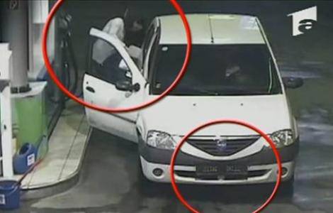 Au incercat sa fure carburant, desi aveau Politia pe urme (VIDEO)