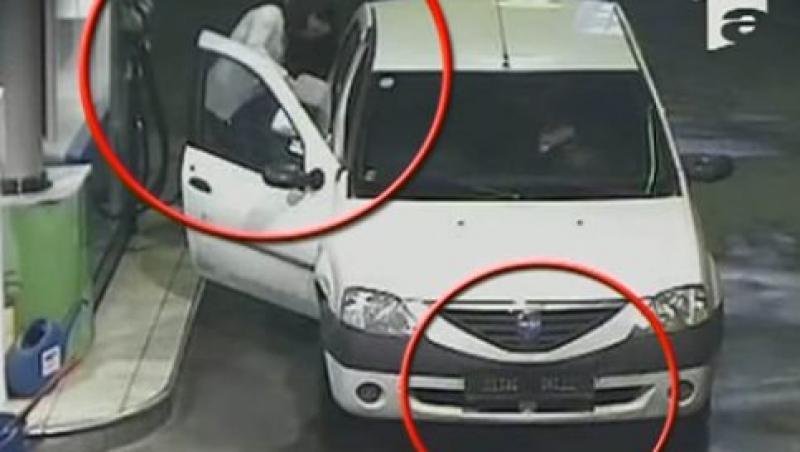 Au incercat sa fure carburant, desi aveau Politia pe urme (VIDEO)