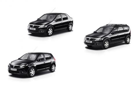 Dacia a lansat in Romania seria limitata a Black Line, modelele Logan, Sandero si MCV