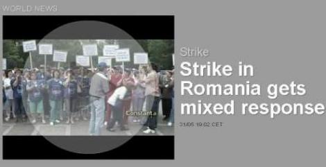 Presa internationala, despre greva: “Romanii nu prea s-au mobilizat”