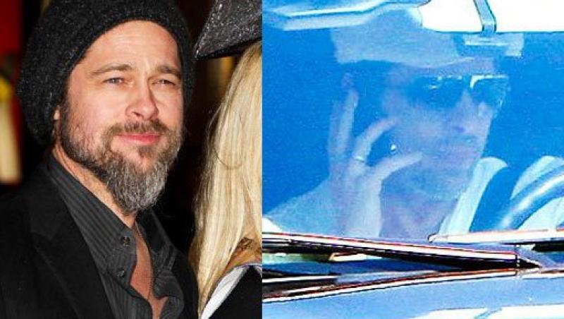 Brad Pitt si-a tuns barba