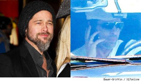 Brad Pitt si-a tuns barba