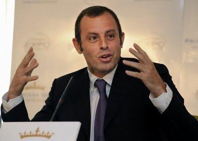 Sandro Rosell, noul presedinte al clubului FC Barcelona
