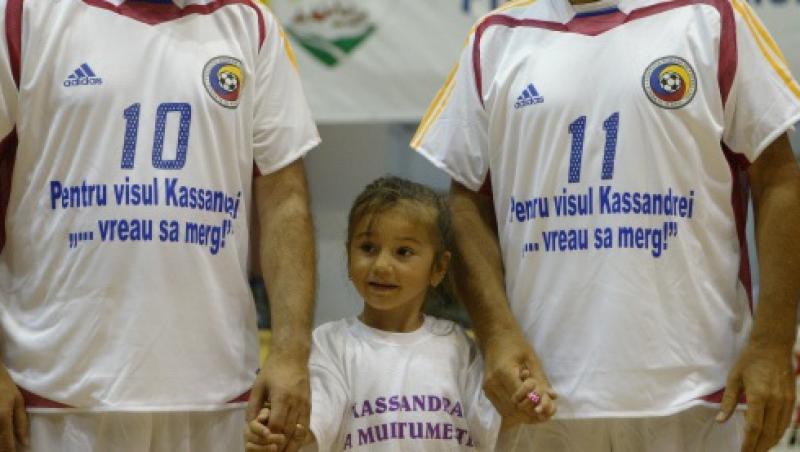 VIDEO! Meci caritabil de fotbal pentru Kassandra
