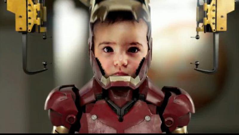 VIDEO/ Iron Baby, bebelusul care salveaza lumea!