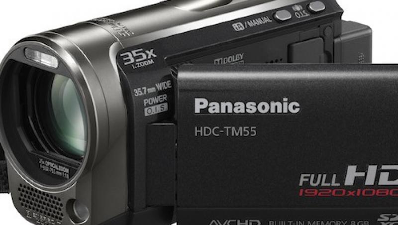 Zoom campion de la Panasonic HDC-TM55