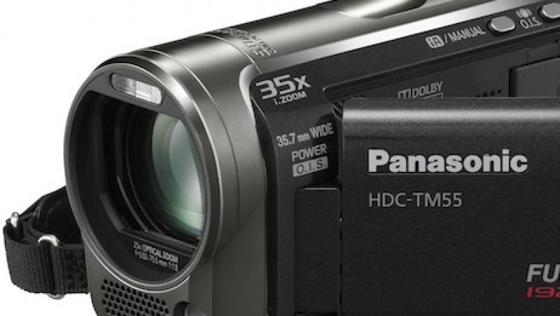Zoom campion de la Panasonic HDC-TM55