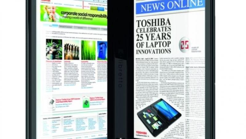 Toshiba Libretto W100 - primul laptop dual screen din lume!
