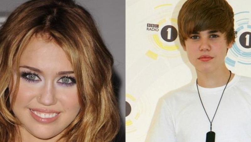Miley Cyrus si Justin Bieber, tineri antreprenori de succes