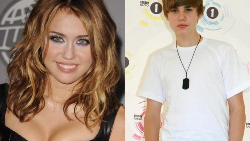 Miley Cyrus si Justin Bieber, tineri antreprenori de succes