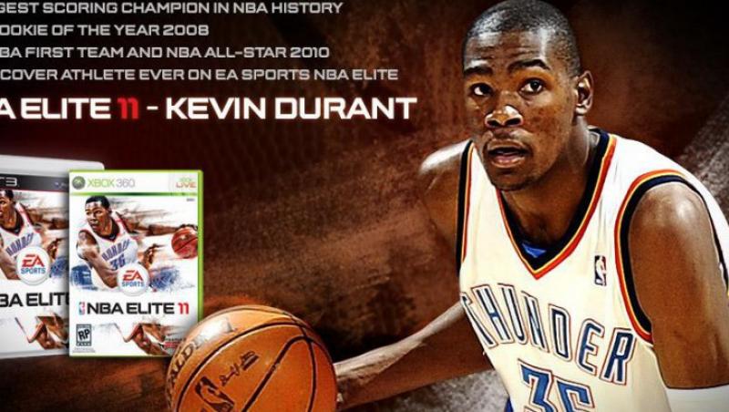 Kevin Durant, pe coperta NBA Elite 11