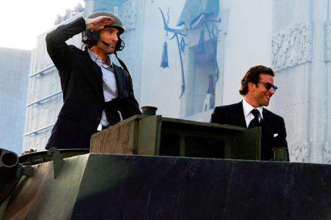 Bradley Cooper cu tancul la premiera The A-Team