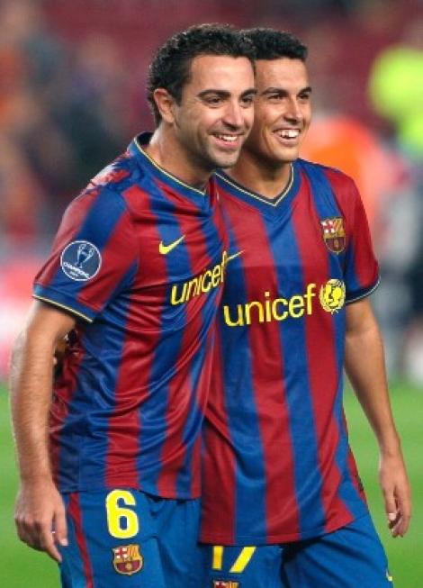 Xavi si Pedro Rodríguez si-au prelungit contractele la FC Barcelona