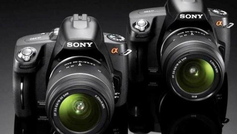 Sony anunta doua noi camere foto digitale: SLR - α390 si α290