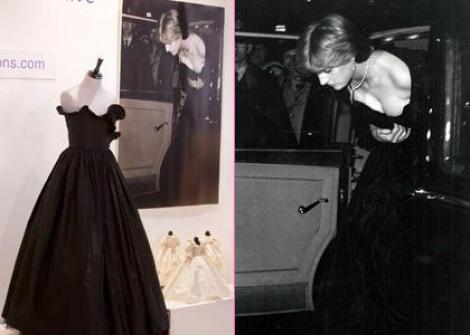 Pret record pentru rochia Printesei Diana