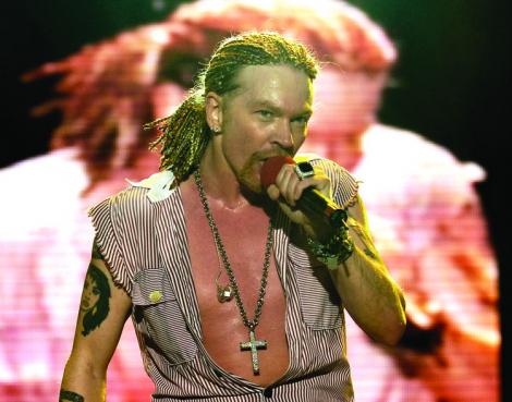 Guns n'Roses canta pentru prima oara in Romania, in data de 21 septembrie