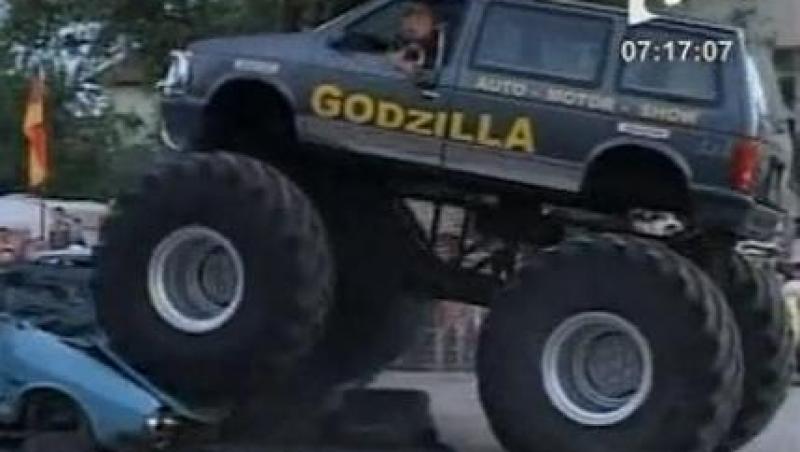 VIDEO! Show Monster Truck, la Sibiu!