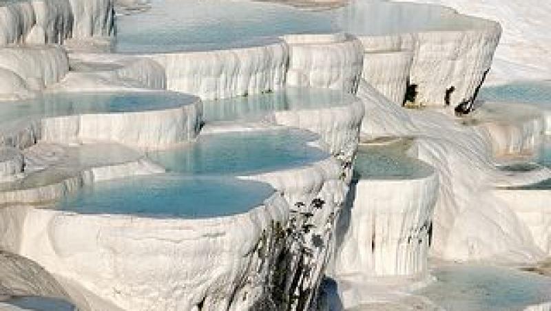 Pamukkale, regatul alb zidit de apele termale