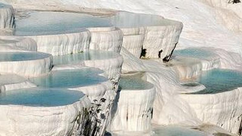 Pamukkale, regatul alb zidit de apele termale