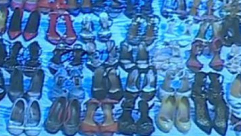 Daniela Crudu si-a luat 75 de perechi de pantofi