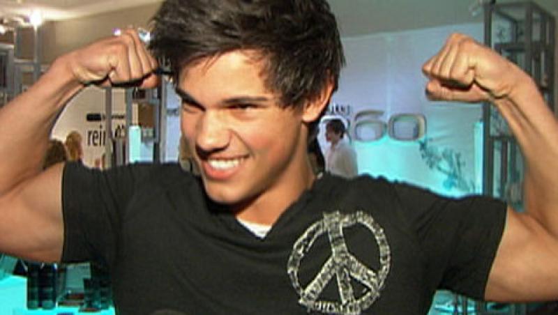 Taylor Lautner s-a ingrasat mai mult de 13 kilograme pentru rolul din Twilight