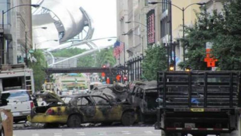 FOTO! Imagini inedite de pe platoul Transformers 3