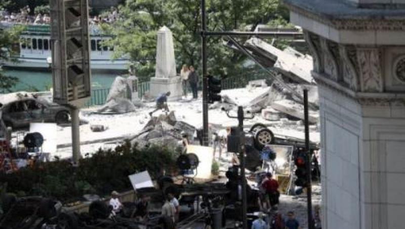 FOTO! Imagini inedite de pe platoul Transformers 3