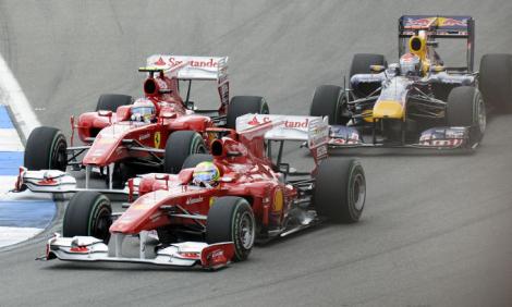 Oficialii echipei RedBull Racing cer penalizarea Scuderiei Ferrari pentru "blatul" de la Hockenheim