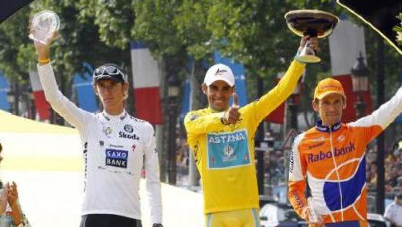 Castigatorul Turului Frantei 2010, Alberto Contador, pleaca de la echipa Astana