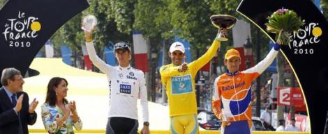 Castigatorul Turului Frantei 2010, Alberto Contador, pleaca de la echipa Astana