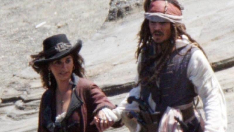 Penelope Cruz in Piratii din Caraibe in rolul iubitei lui Jack Sparrow