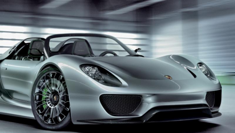 918 Spyder - un hibrid feroce, marca Porsche