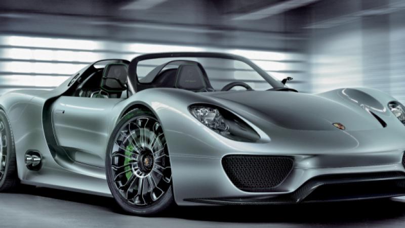 918 Spyder - un hibrid feroce, marca Porsche