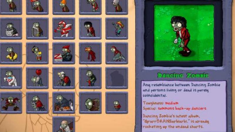 Michael Jackson, retras din jocul Plants vs Zombies