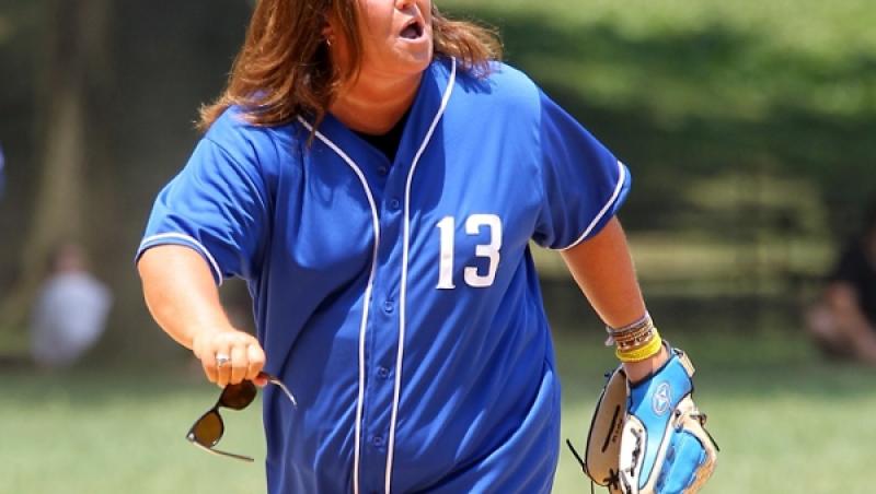 Rosie O'Donnell se chinuie sa faca sport