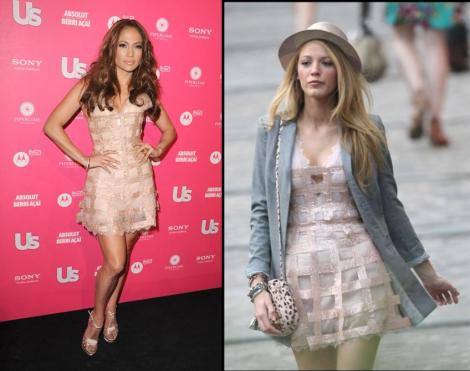 Jennifer Lopez vs Blake Lively: generatii diferite, aceeasi rochie