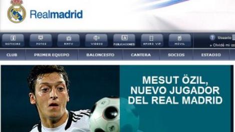 Oficial: Mijlocasul german Mesut Ozil a semnat cu Real Madrid