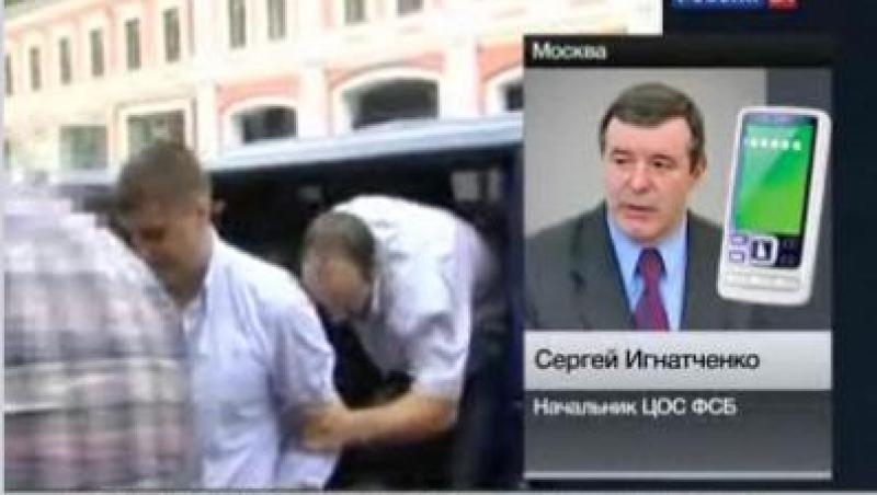 VIDEO! Arestarea lui Gabriel Grecu, prezentata la televiziunea rusa