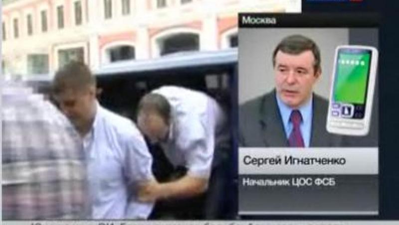 VIDEO! Arestarea lui Gabriel Grecu, prezentata la televiziunea rusa