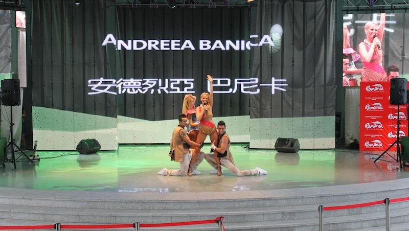 Andreea Banica i-a innebunit pe chinezi