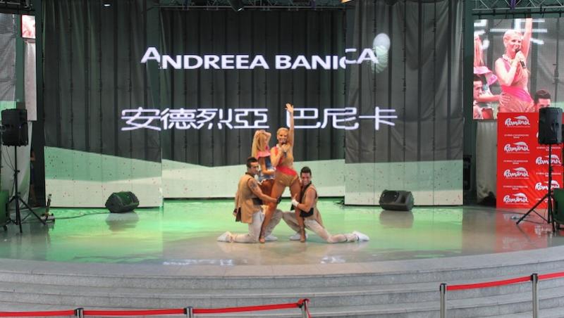 Andreea Banica i-a innebunit pe chinezi