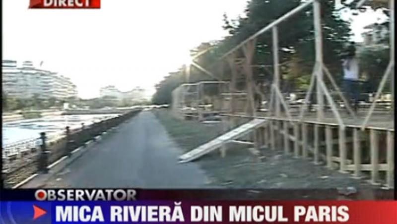 VIDEO! Mica Riviera pe malul Dambovitei de sambata seara