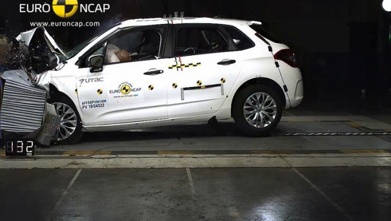 Noul Citroen C4: 5 stele de siguranta Euro NCAP