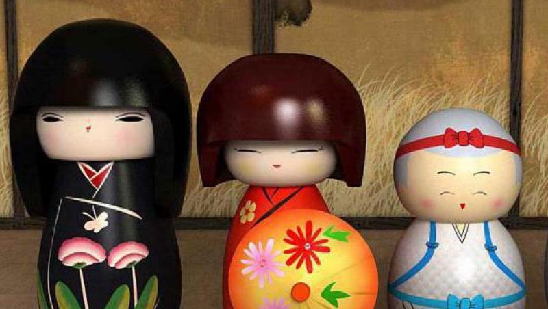 Papusi japoneze traditionale - reinventarea jocului artistic